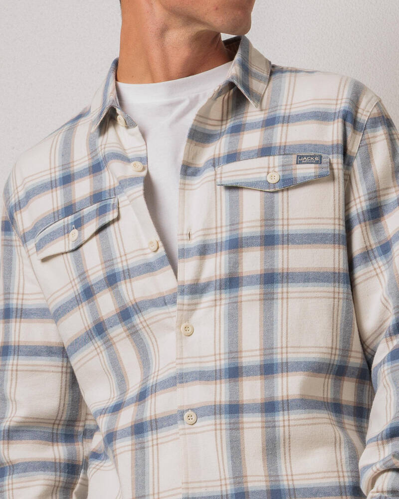 Jacks Torrent Long Sleeve Flannel Shirt for Mens