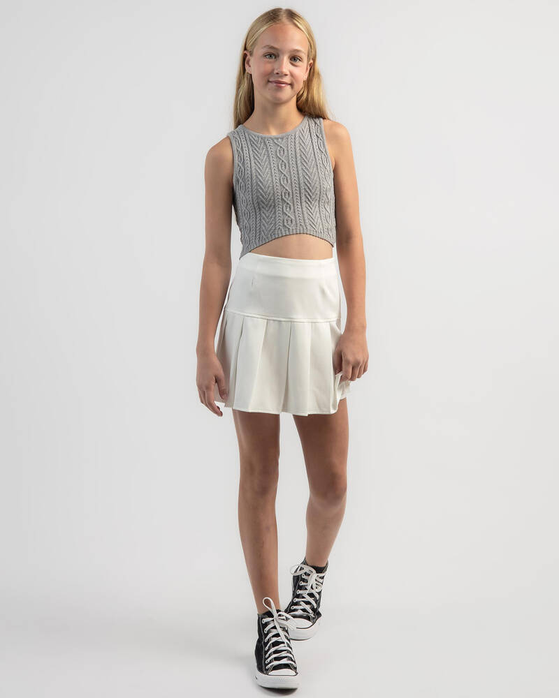 Ava And Ever Girls' Hollie Cable Knit Top for Womens