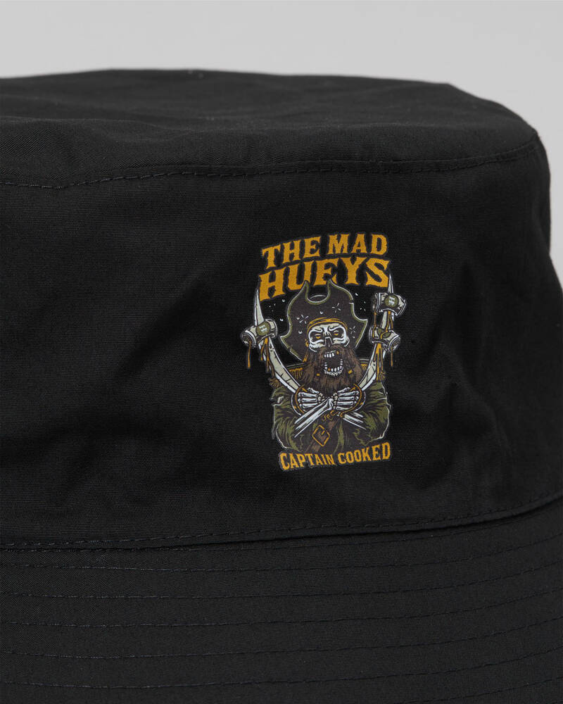 The Mad Hueys Captain Cooked Reversible Bucket Hat for Mens