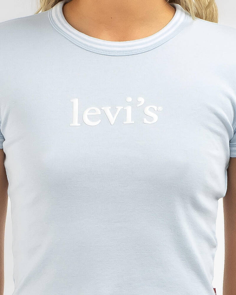 Levi's Graphic Ringer Baby Tee for Womens