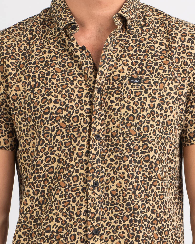 RVCA Wild Side Short Sleeve Shirt for Mens
