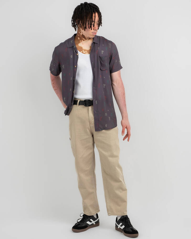 Lucid Cactus Short Sleeve Shirt for Mens