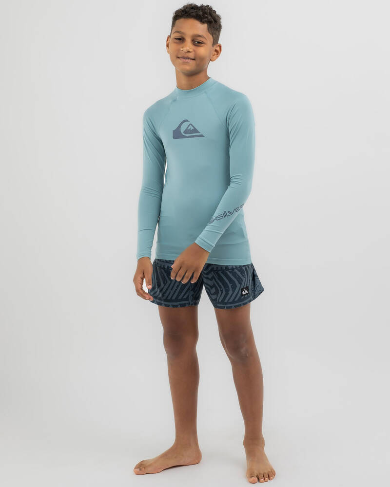 Quiksilver Boys' All Time Long Sleeve Wet Shirt for Mens