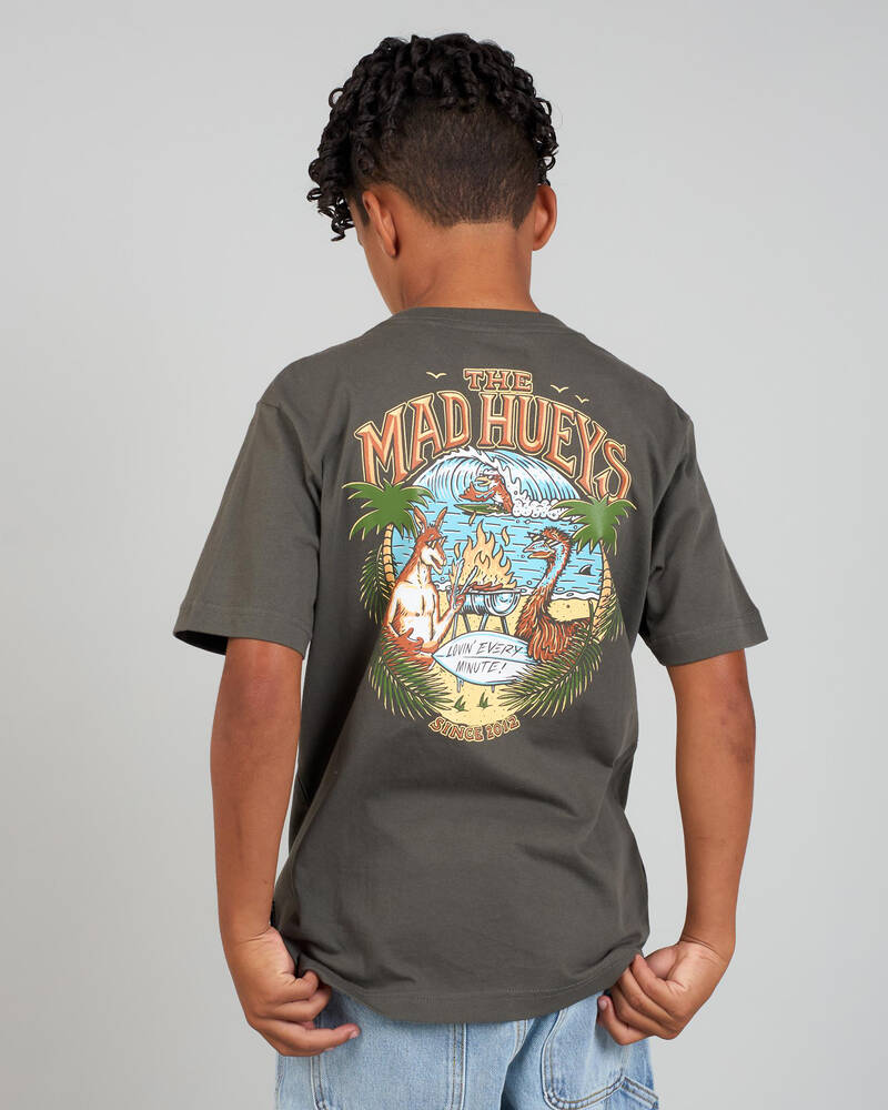 The Mad Hueys Boys' Loving Every BBQ T-Shirt for Mens