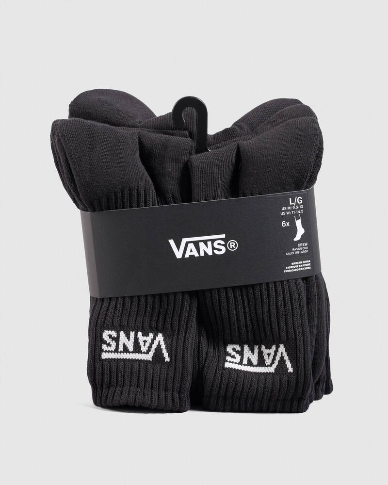 Vans Classic Crew Socks 6 Pack for Mens