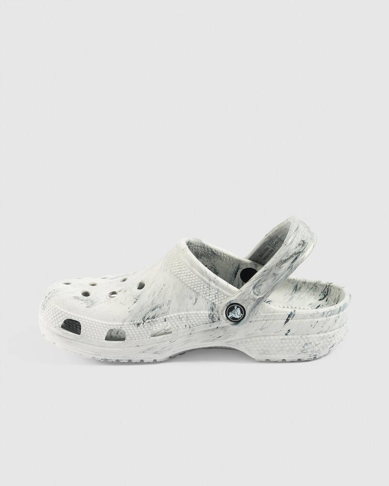 Crocs Classic Watercolor Marble Clogs for Unisex