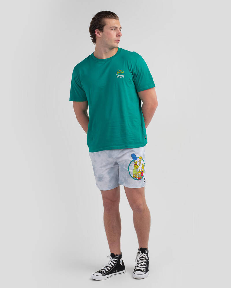Billabong Simpsons Family Layback Board Shorts for Mens