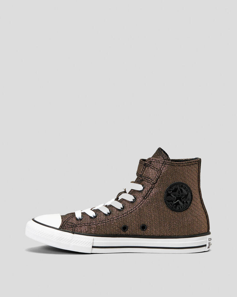 Converse Girls' Chuck Taylor All Star Easy On Sparkle Party for Womens