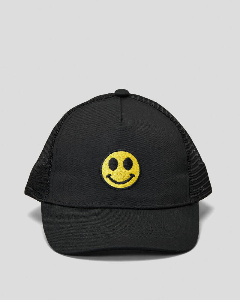 Lucid Boys' Smiley Trucker Cap for Mens