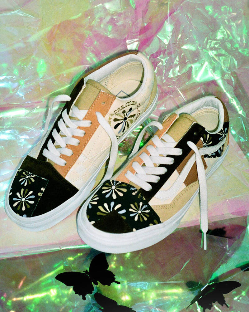Vans Womens Old Skool Patchwork Shoes for Womens