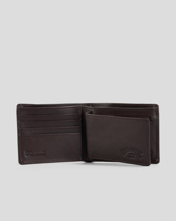 Billabong Scope 2 In 1 Leather Wallet for Mens