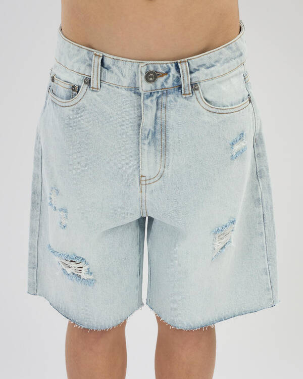 Jacks Boys' Shredded Denim Shorts for Mens