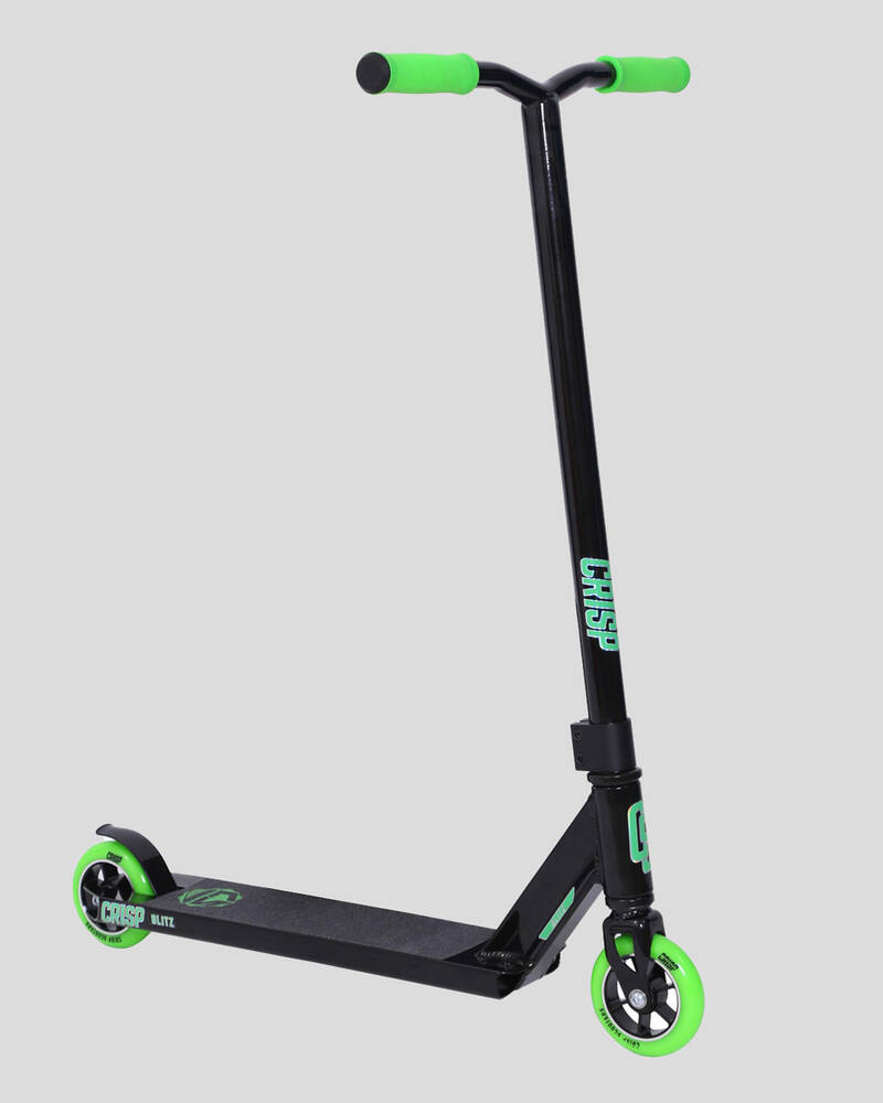 Crisp Scooters Crisp Blitz Black/Green Scooter for Mens