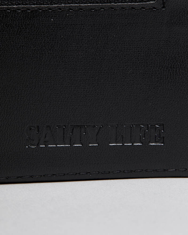 Salty Life Black Beard Wallet for Mens