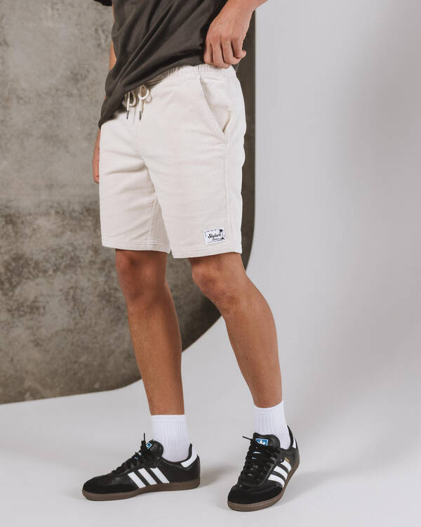 Shale Elastic Waist Shorts