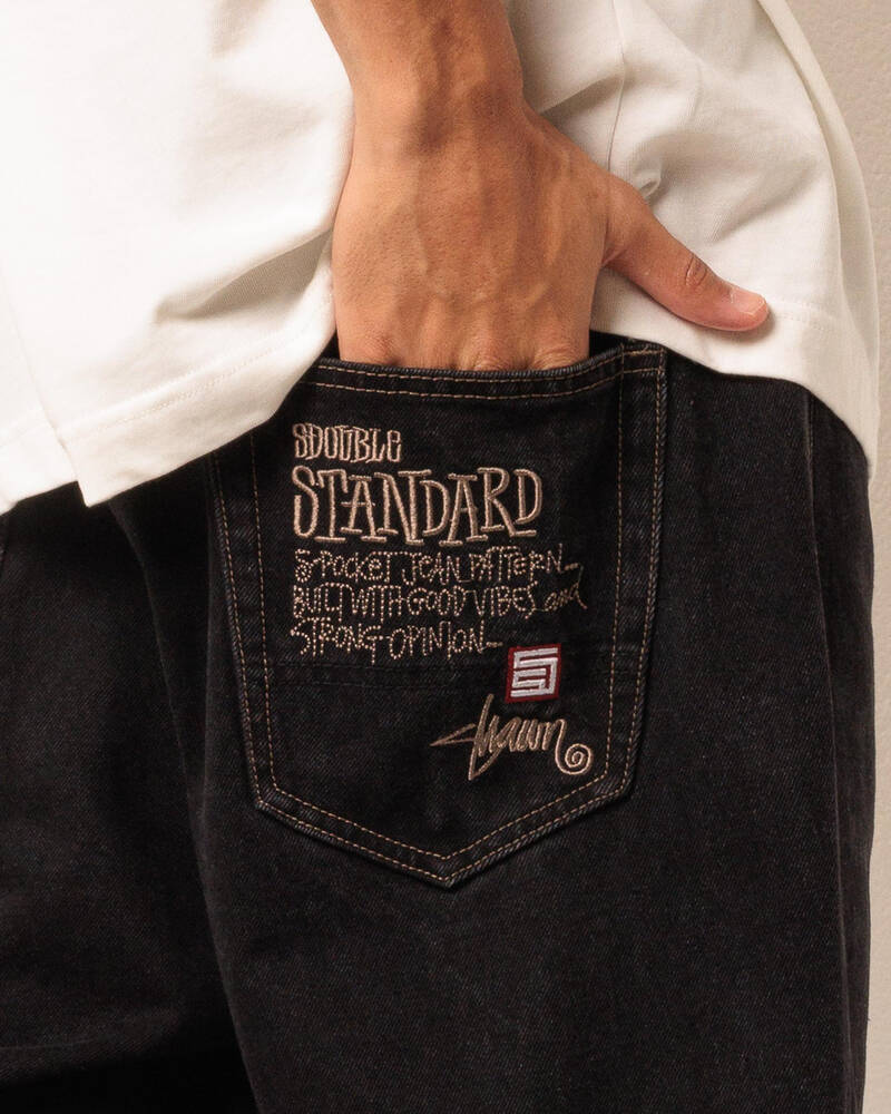 S-Double EMB 5 Pocket Standard Jean for Mens