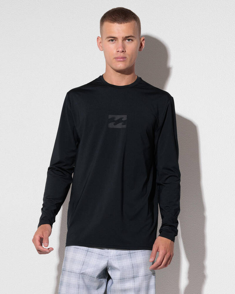 Billabong All Day Wave Long Sleeve Rash Vest for Mens