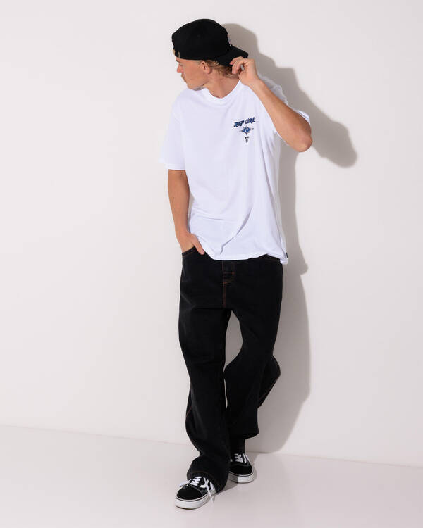 Rip Curl Fade Out Icon T-Shirt for Mens