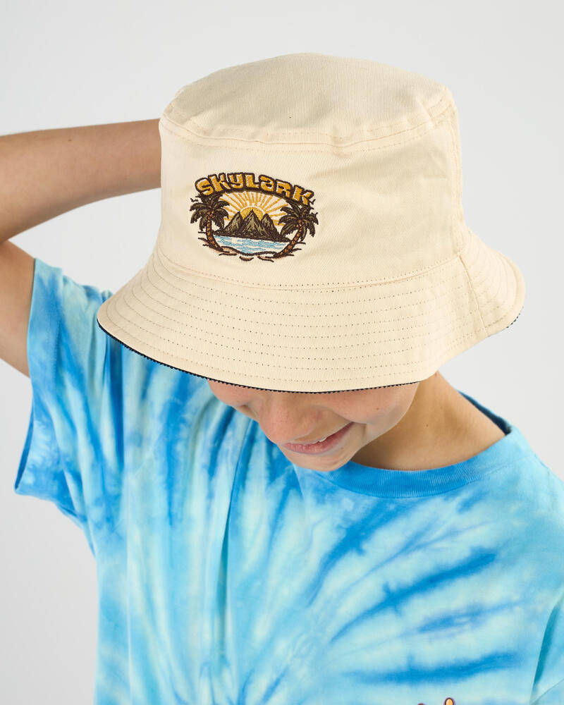 Skylark Boys' Sundown Reversible Bucket Hat for Mens