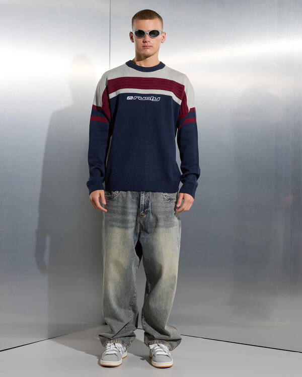 Rusty Snow Trip Archive Sweater for Mens