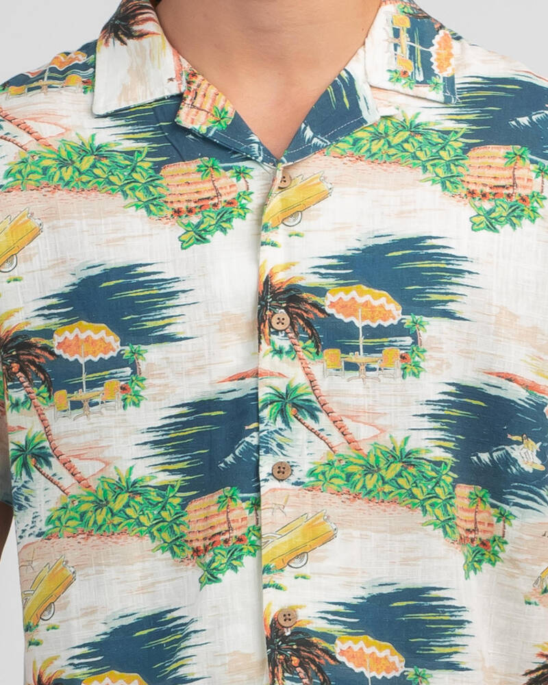 The Critical Slide Society On The Beach Short Sleeve Shirt for Mens