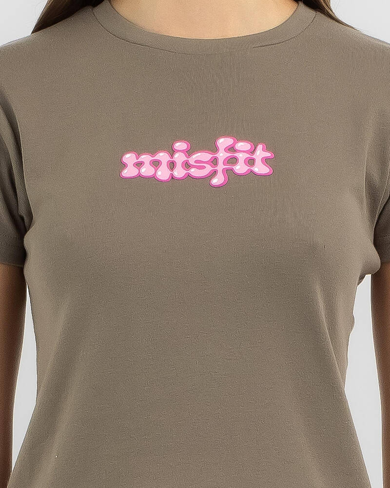 M/SF/T Little Lies Rib T-Shirt for Womens