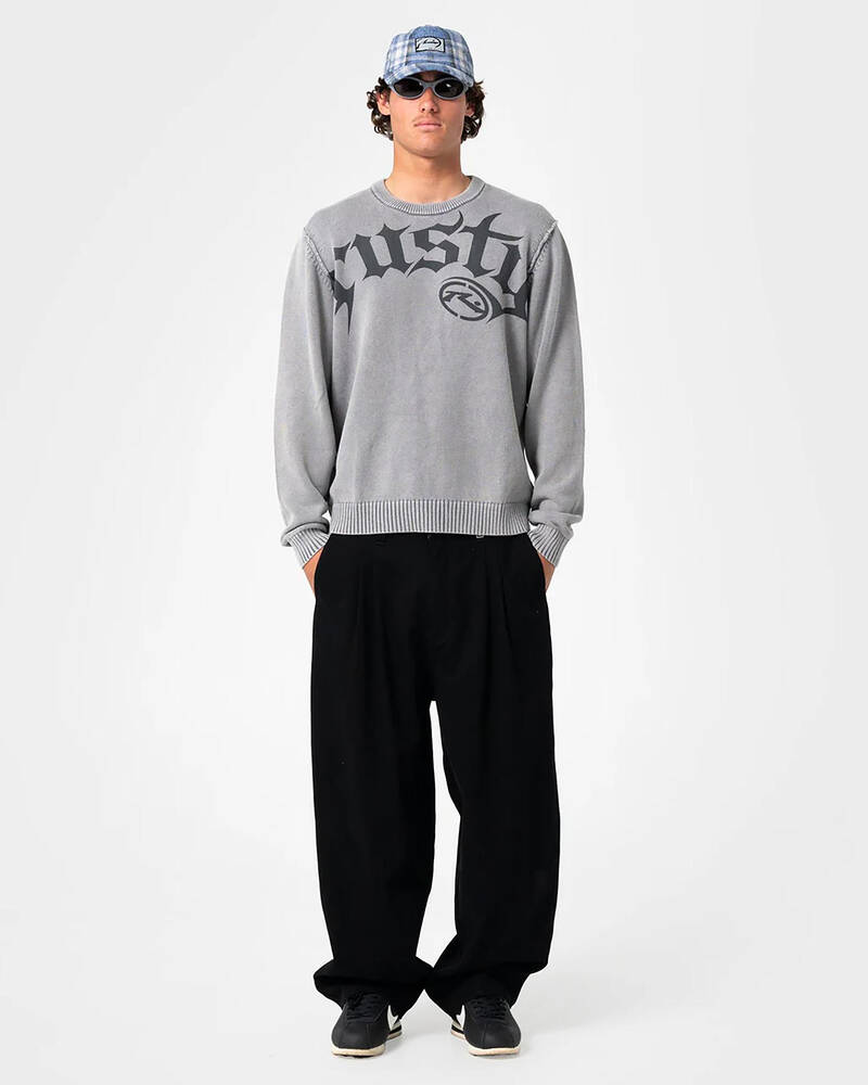 Rusty Saxon Printed Sweater for Mens