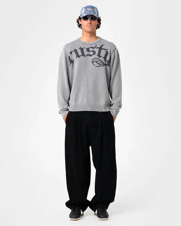 Rusty Saxon Printed Sweater for Mens