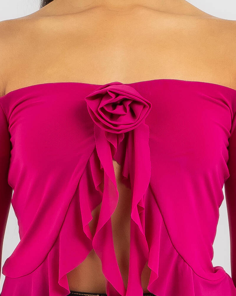 Luvalot Rosalia Long Sleeve Top for Womens