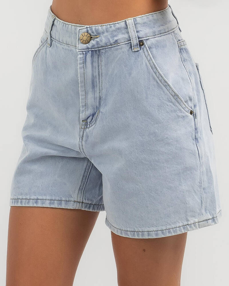 DESU Easy Mid Denim Shorts for Womens