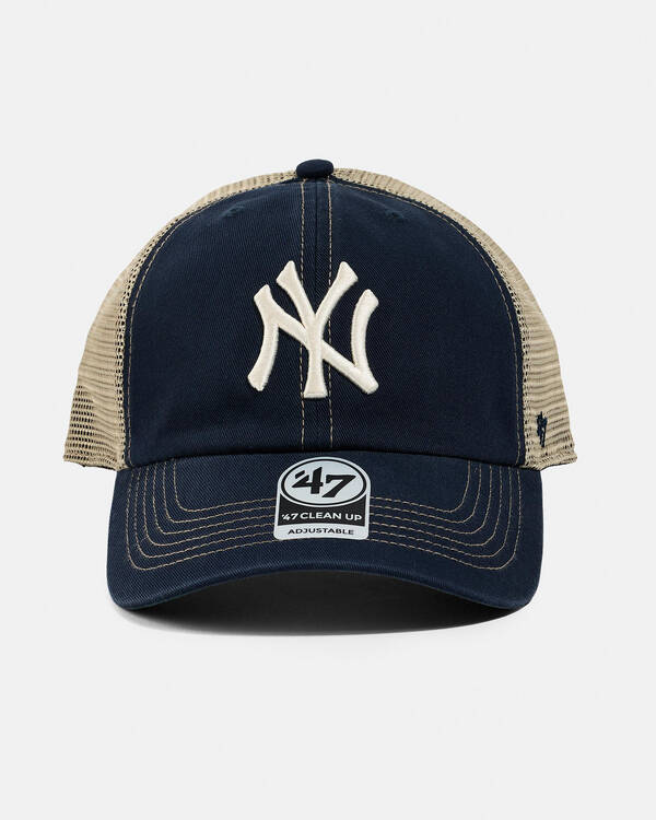 New York Yankees Well Worn Trawler Clean Up Trucker Cap