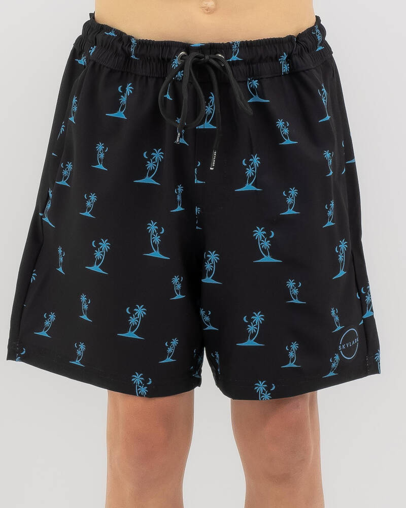 Skylark Boys' Boosted Elastic Waist Shorts for Mens