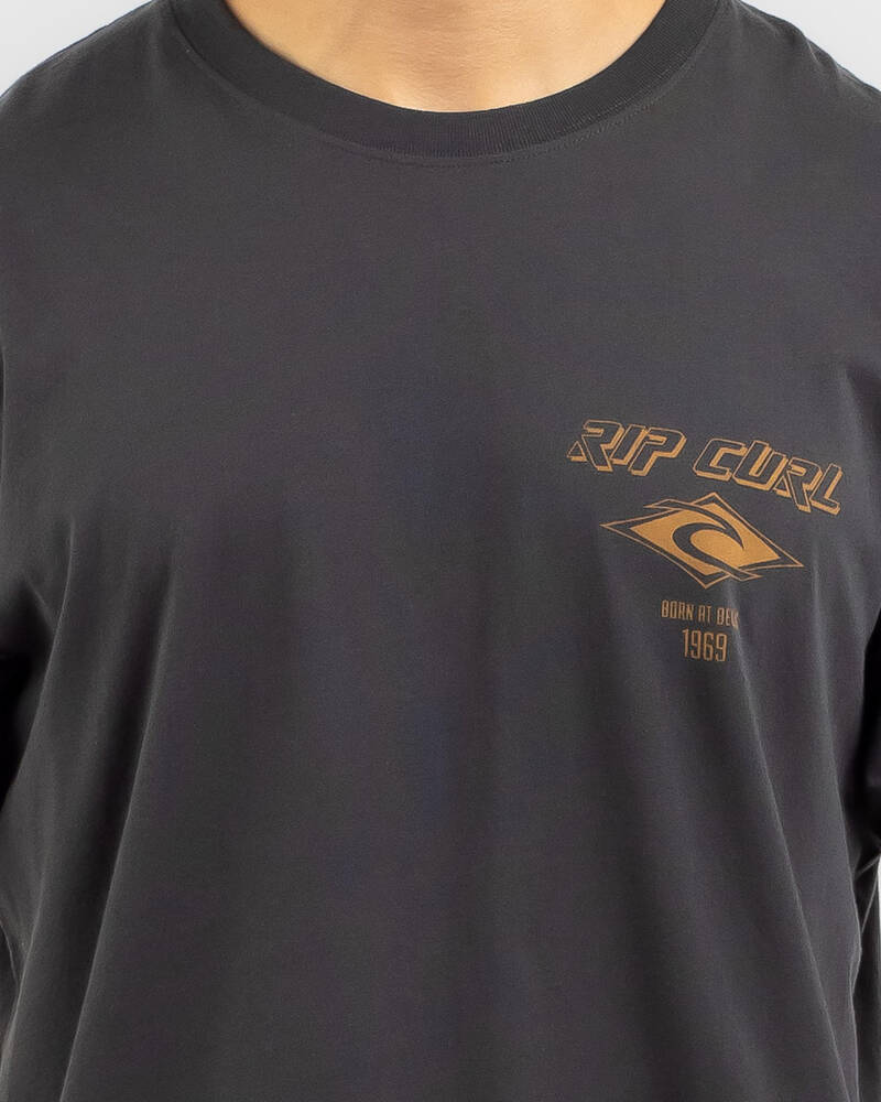 Rip Curl Fade Out Icon T-Shirt for Mens