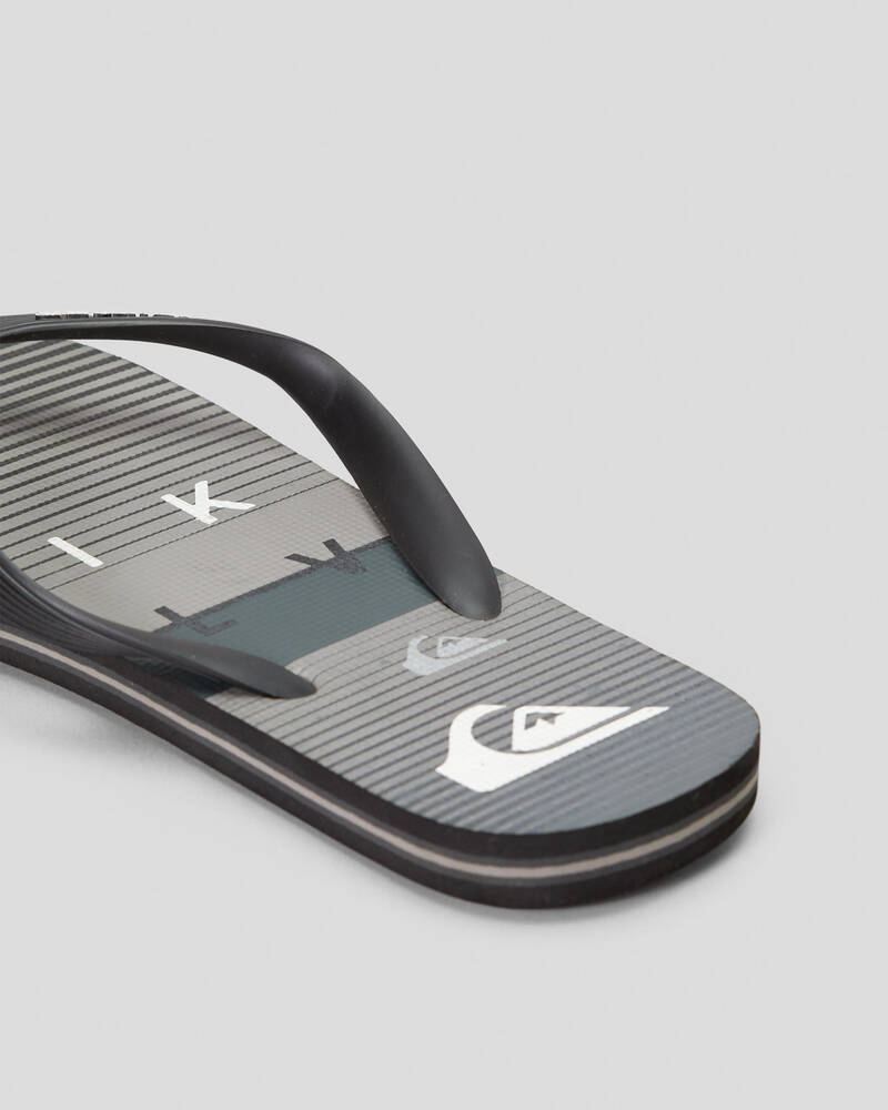 Quiksilver Molokai Wordblock Thongs for Mens