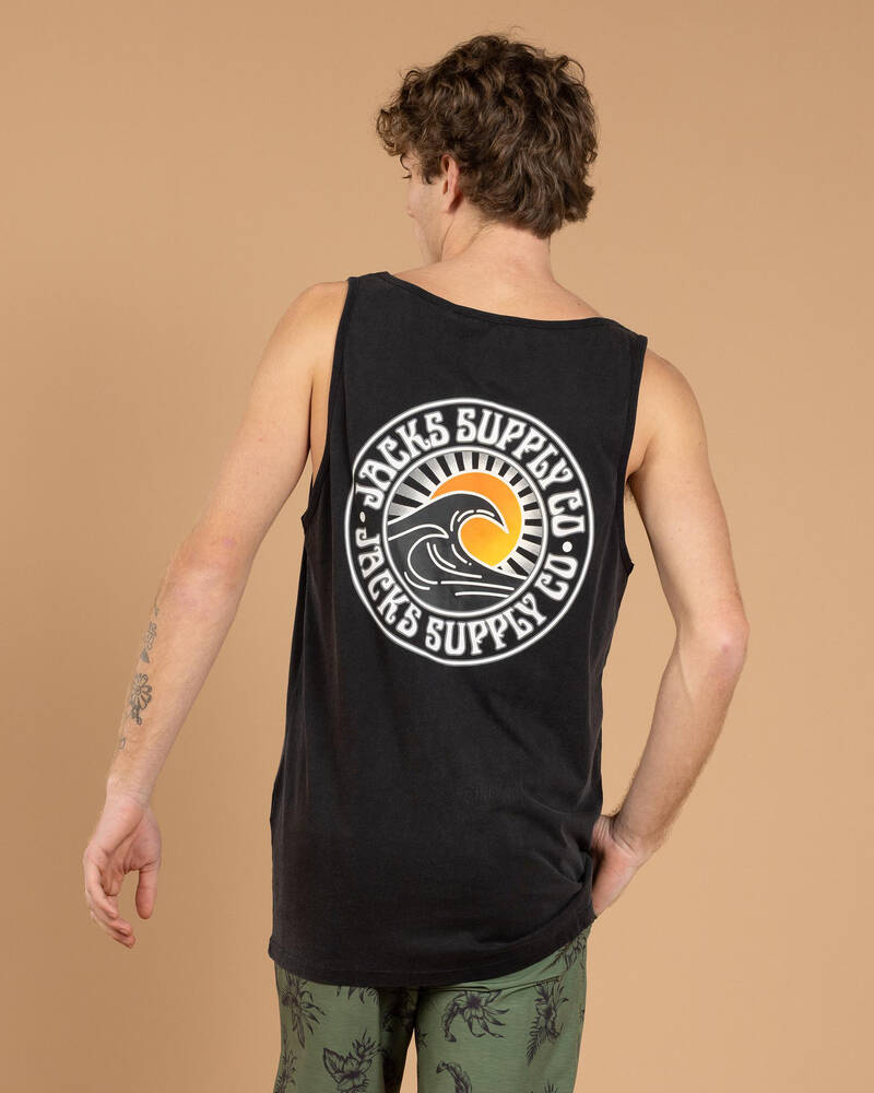 Jacks Rising Sun Singlet for Mens