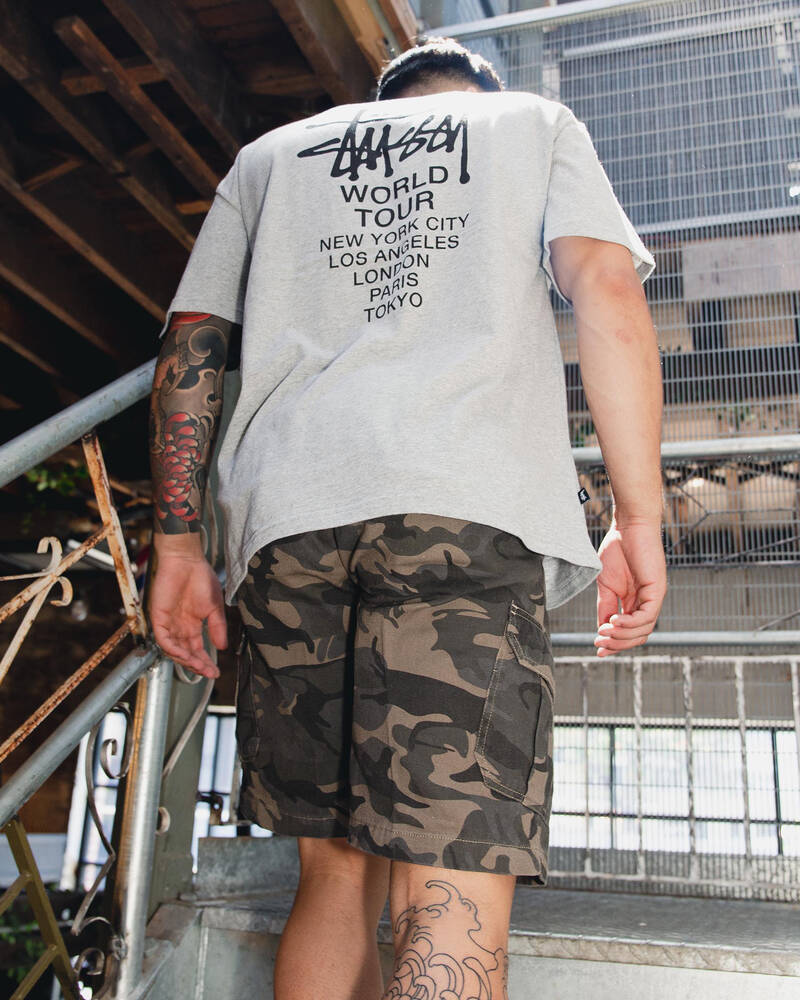 Stussy World Tour T-Shirt for Mens