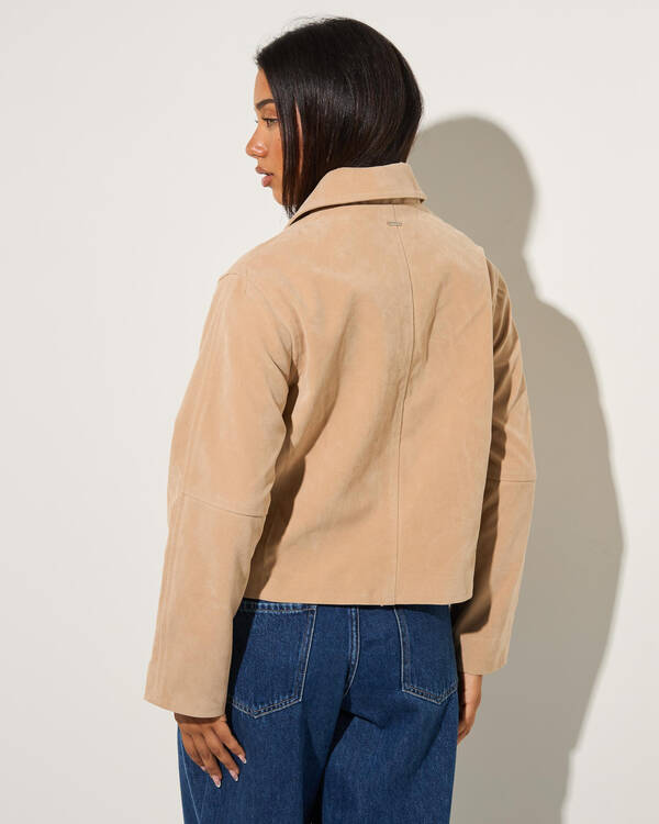 Ava And Ever Mustang Faux Suede Jacket for Womens
