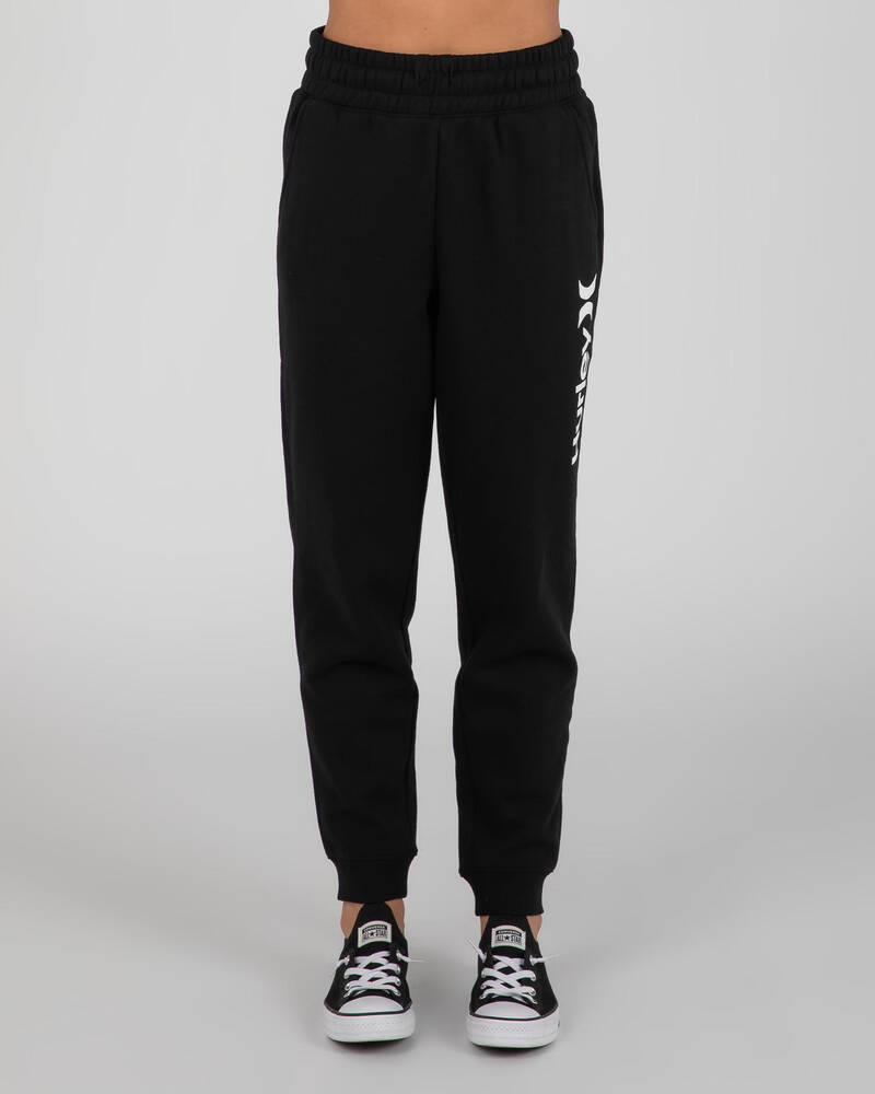 Shop Hurley One And Only Track Pants In Black Fast Shipping & Easy