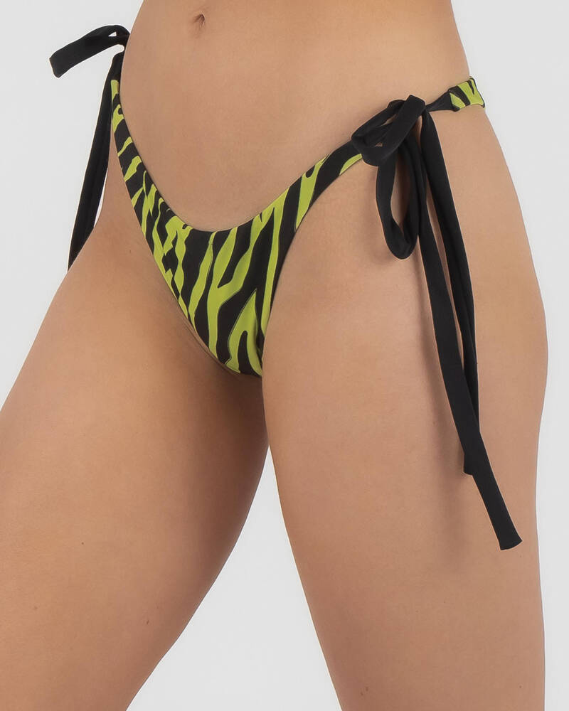 GUESS Pop Zebra Bikini Bottom for Womens