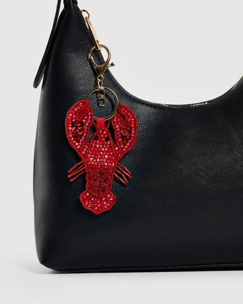 Karyn In LA Beaded Lobster Bag Charm for Womens