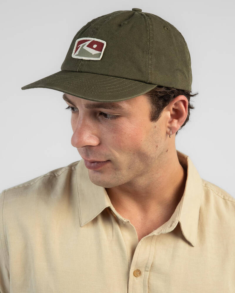 Rusty Downside Up Organic Adjustable Dad Cap for Mens
