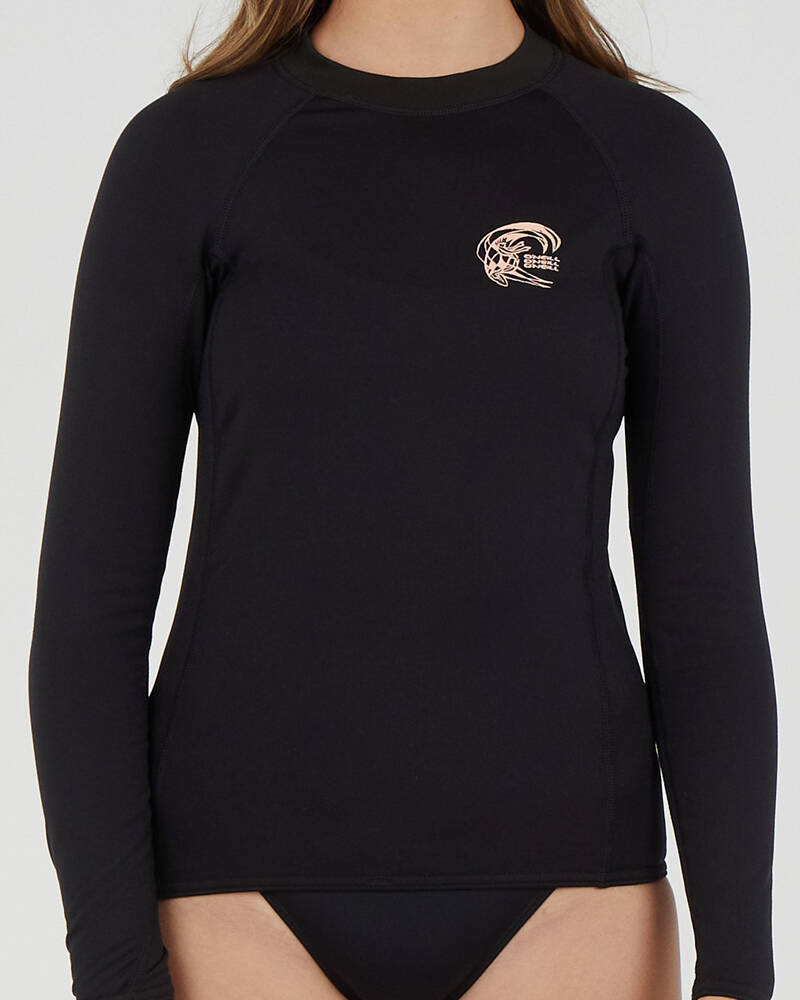 O'Neill Girls' Thermo Long Sleeve Rash Vest for Womens