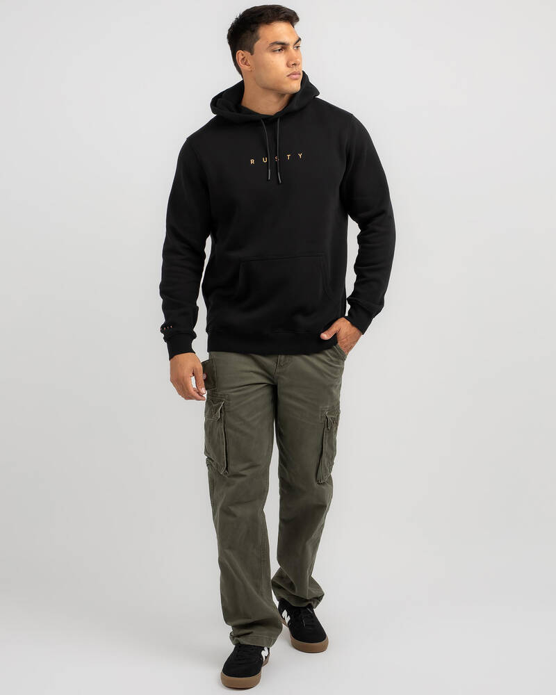 Rusty Short Cut Hoodie for Mens