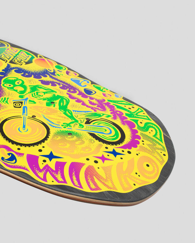 Santa Cruz Winkowski Dope Planet Two Shaped 10.34" Skateboard Deck for Unisex