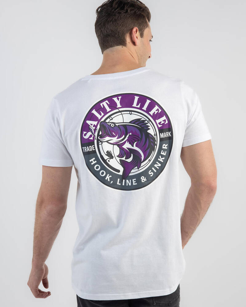 Salty Life Hooked T-Shirt for Mens