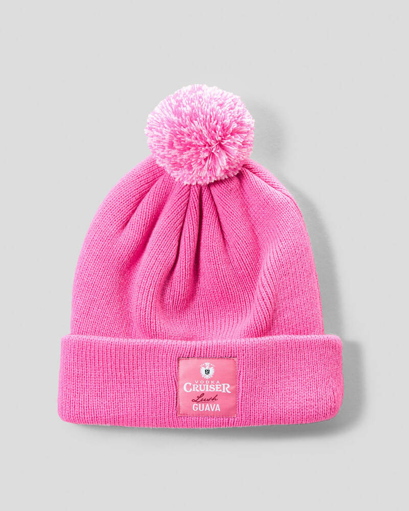Vodka Cruiser Guava Pom Pom Cuff Beanie for Unisex