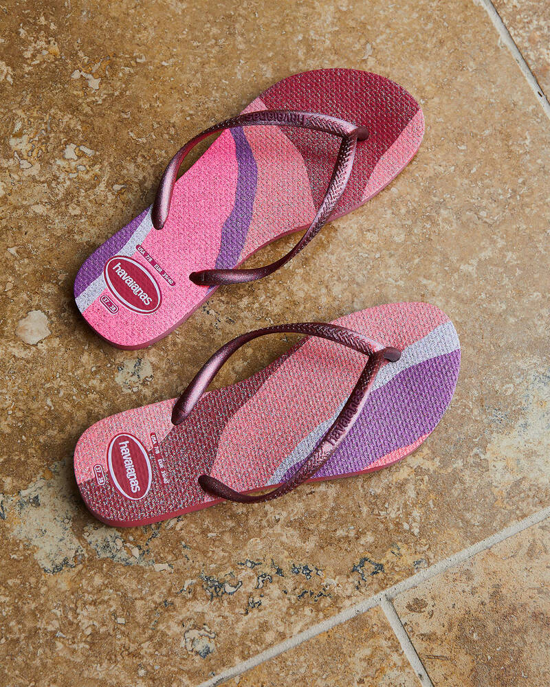 Havaianas Slim Palatte Glow Thongs for Womens