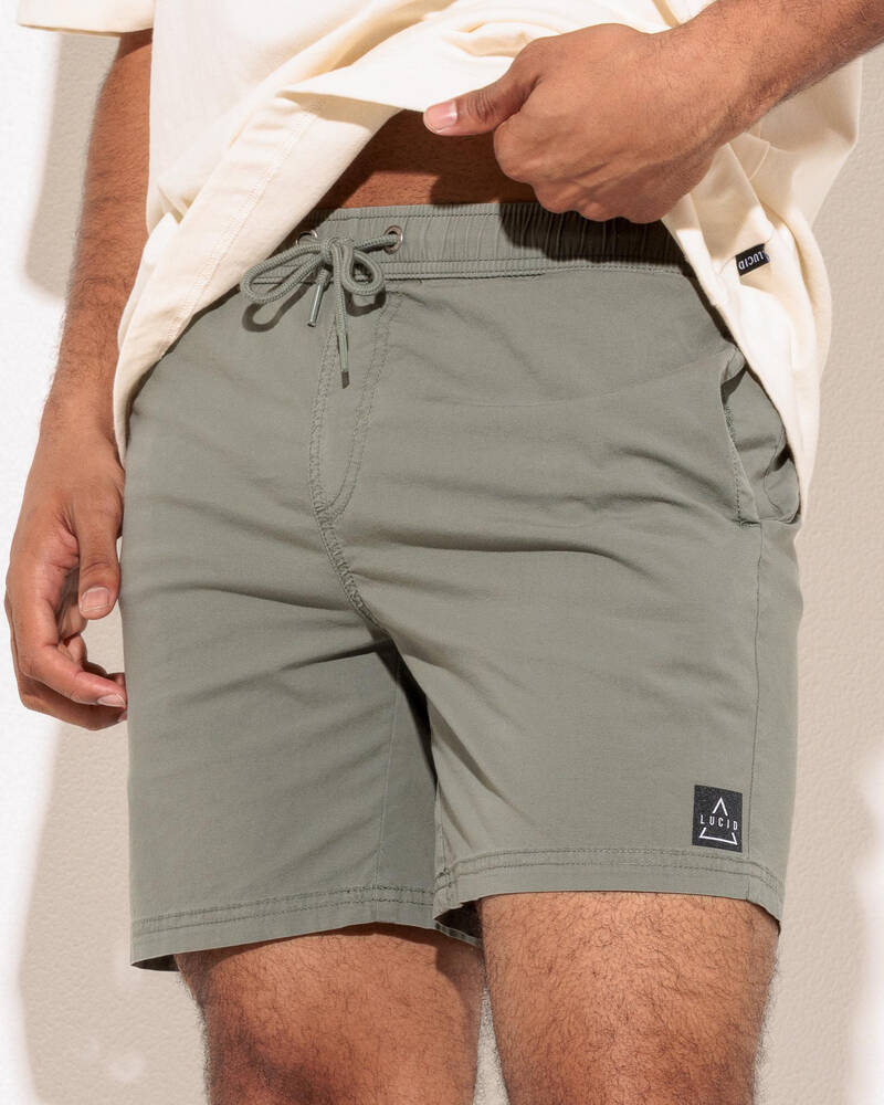 Lucid Dual Motion Elastic Waist Shorts for Mens