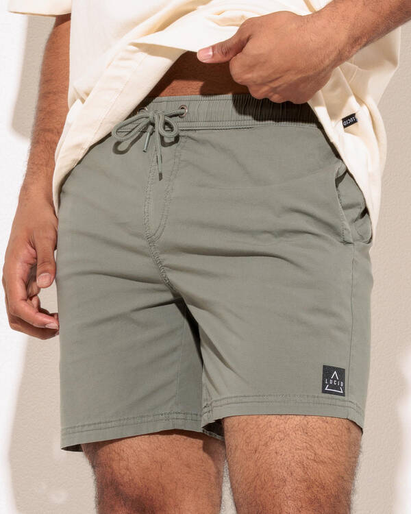 Dual Motion Elastic Waist Shorts