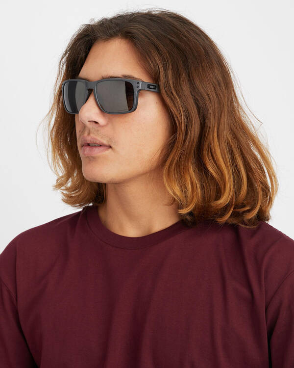 Oakley Holbrook Steel Prizm Sunglasses for Mens